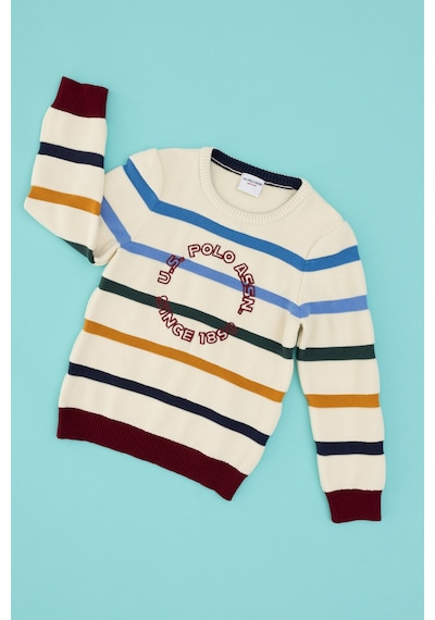 U.s. Polo Assn. Erkek Çocuk Kazak /triko 50311062-vr256 İnci