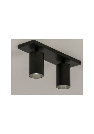Ikili Led Avize Led Spot Led Armatür Mat Siyah Siyah