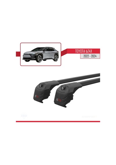 Toyota Bz4x Ea10 2022 Ve Sonrası İle Uyumlu Ace-2 Ara Atkı Tavan Barı Siyah