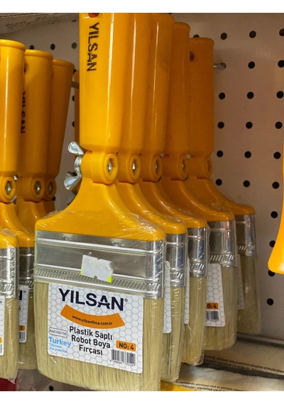 Yılsan Plastik Saplı Robot Boya Fırçası No: 4