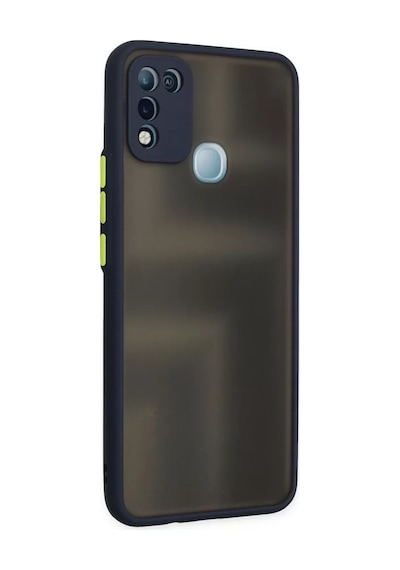 Newface İnfinix Hot 10 Play Kılıf Montreal Silikon Kapak - Lacivert
