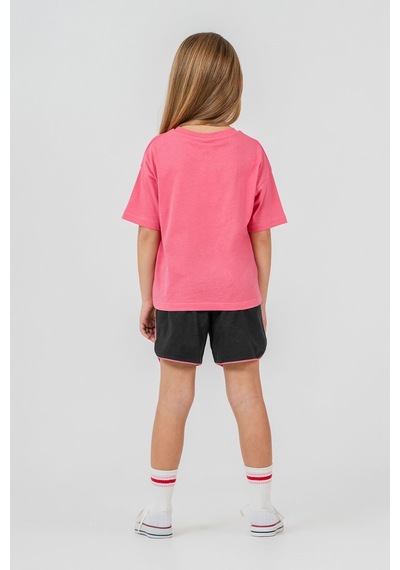 U.s. Polo Assn. Kız Çocuk Pembe Şort Takım Us2522-c-v1 Pembe
