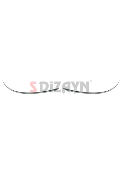 S-Dizayn Renault Clio 5 Krom Ayna Alt Çıtası 2 Prç. 2019 Ve Üzeri
