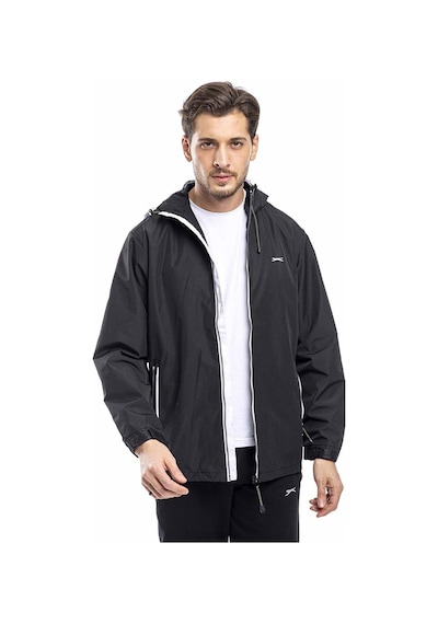 Slazenger OFANS Erkek Yağmurluk Siyah