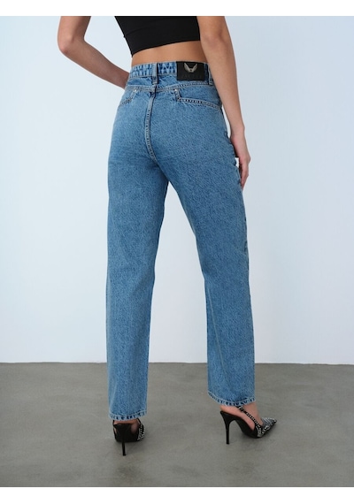 LOFT Slim Straight Slim Fit Kadın Pantolon Lf2040334 Q1.v1 Denim