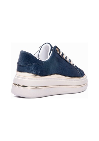 Mubiano Kadın Sneaker Kadife Desenli Gold Detaylı Kalın Tabanlı Spor Ayakkabı Lilium Lacivert Lacivert Mubiano Kadın Sneaker Kadife Desenli Gold Detaylı Kalın Tabanlı Spor Ayakkabı Lilium Lacivert Lacivert