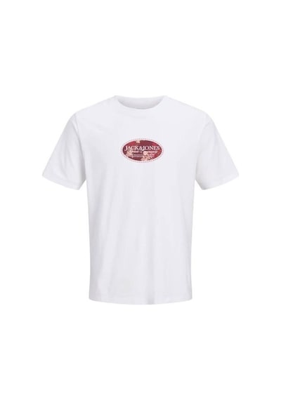 Jack & Jones Jack&jones Montauk Front Erkek Beyaz Tişört