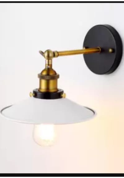 Riolight Retro Eskitme Mafsallı Hareketli Başlık Aplik Şapka Çapı (550646170) Eskitme