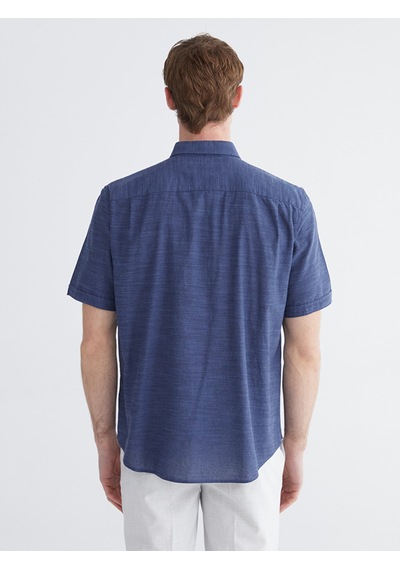 Lcwaıkıkı Classic İndigo Regular Fit Poplin Erkek Gömlek