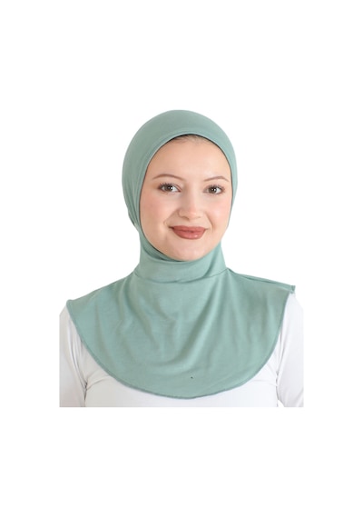 Modish Group Kadın Boyunluklu Hijab Tesettür Pratik Spor Bone - Sarı Açık Yeşil