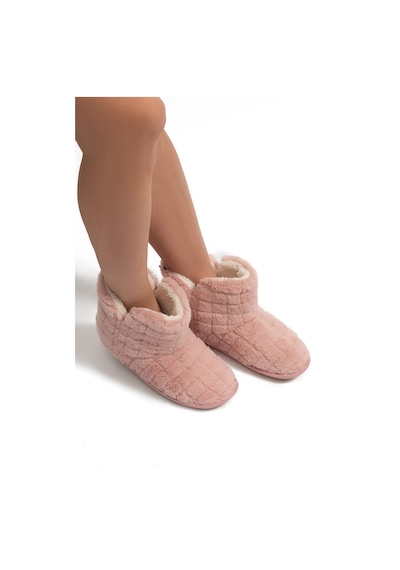 Twigy Edi Peluş Kadın Ev Botu Pembe 37/41 PEMBE