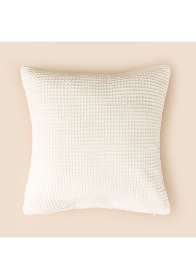 Soft Luma Kırlent Kılıfı - Ekru - 45x45 Cm Çok Renkli