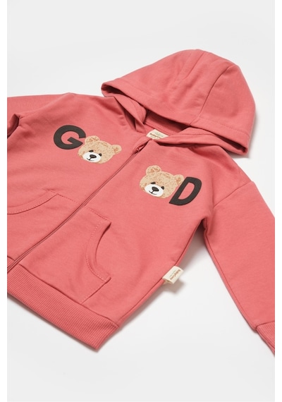 BabyCosy Organik Kapüşonlu Ceket & Pantolon Takımı Csy8006 001