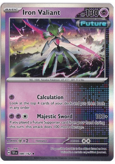Iron Valiant 080/162 - Temporal Forces - Pokemon Kartı Mint