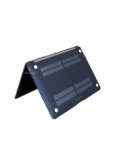 Macbook Air 13.6 İnç Meyve Desenli Kılıf A2681 A3113 A3240 A3449 M2 M3 M4 M5 Uyumlu Parlak Sert Kapak Hard Case Siyah