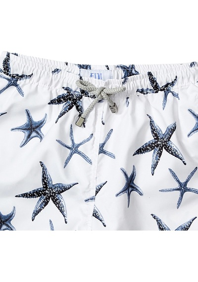 Fiji Ice Star Desenli Erkek Cocuk Mayo Beyaz