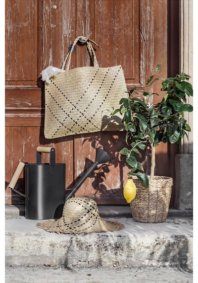 Rattan Saksı, Deniz Sazı, 19 Cm 3 Adet