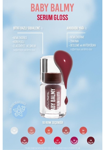 Pastel Show By Baby Balm Serum Gloss 39 Haunted Dudak Parlatıcısı 39