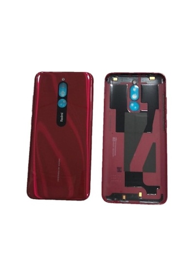 Axya Xiaomi Uyumlu Redmi 8 Kasa Arka Kapak Batarya Kapağı ( Yan Tuş)