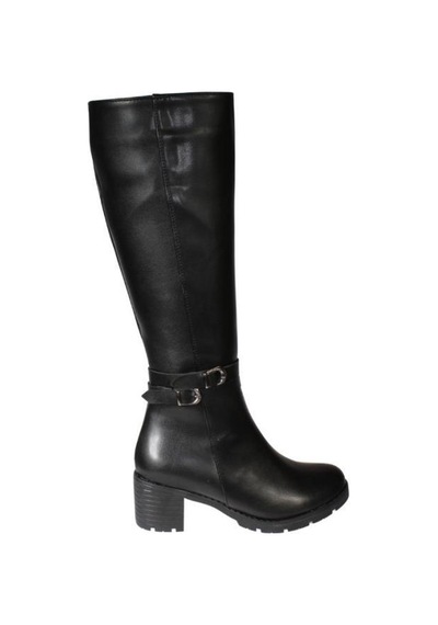 Yaz Kış Ayakkabı Yazkış Kadın Siyah Cilt Kenarı Tokalı 36cm Boy Uzunluğu 6 Cm Kalın Topuklu Çizme Siyah Yaz Kış Ayakkabı Yazkış Kadın Siyah Cilt Kenarı Tokalı 36cm Boy Uzunluğu 6 Cm Kalın Topuklu Çizme Siyah