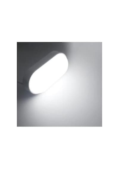 Banyo Tavan Lambası 20w Oval Balkon Tavan Lambası 6400k Beyaz Led Işık Teras Duvar Lambası Beyaz Abanoz