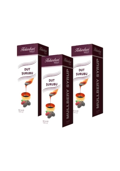 Hekimhan Bitkisel Dut Şurubu 3 x 50 ML