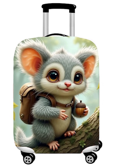 Smart Travel Valiz Koruyucu Kılıfı Orta Boy Sincap