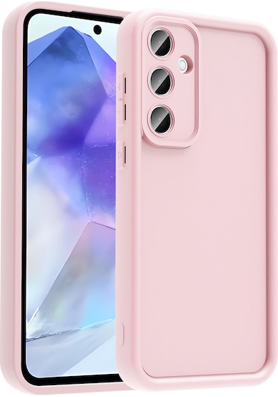 Galaxy A56 Uyumlu Kılıf Kamera Korumalı Sys Ananas Kapak - Pembe Pembe