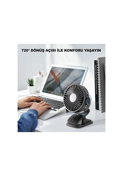 Robeve Plaj Ve Deniz Oyuncağı Klipsli Vantilatör Fan Mini Fan Mini Vantilatör Mini Klipsli Vantilatör Plaj Vantilatörü Şarjlı Vantilatör Şarjlı Fan Çocuk Vantilatörü 360 Derece Fan
