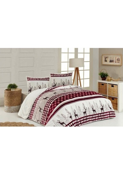 Merinos Comforter Yorgan Seti Kırmızı