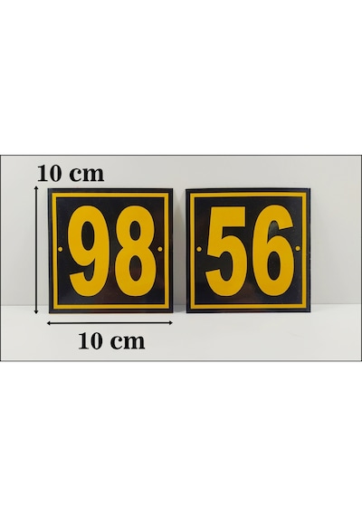 Kapı Numarası 10X10 Cm, Bina, Apartman, Işyeri Numarası (477697731)