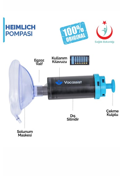 Vacassist Heimlich Hemlik Yabancı Cisim Çıkartma Kiti