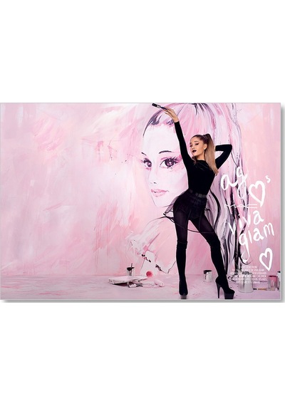 Cakasepetim Ariana Grande Mac Viva Glam Ruj Ahşap Mdf Tablo