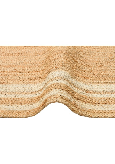 Eko Halı Echo Ech 10 Natural Whıte Xw El Dokuma Naturel Jüt Hasır Halı - 120X180