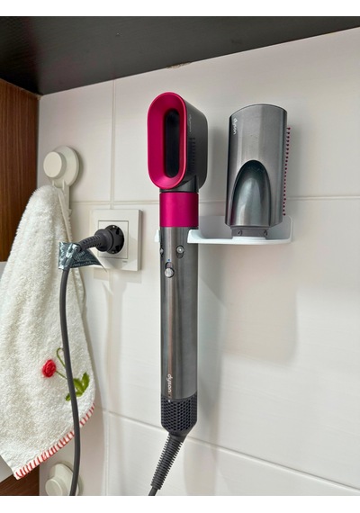 Airwrap Multistyler Duvara Monte Stand - Şık Ve Dayanıklı Beyaz