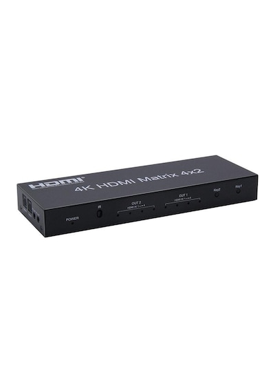 HDMI MATRİX SWİTCHER 4x2 4 İN (GİRİŞ) 2 OUT (ÇIKIŞ)