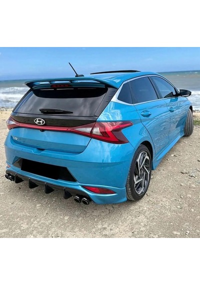 Hyundai İ20 2020-2023 Arka Karlık Ek Plastik Boyasız