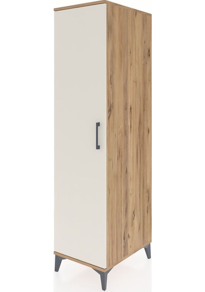 Kronos Dolap 2 Raflı Tek Kapaklı Tek Askılı 44x59x182 Çam-aytaşı Atlas Çam