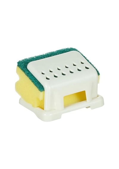 Vantuzlu Sünger Askısı Sponge Hanger, 9x7x6 Cm Açık Bej