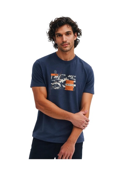 Arma Ar-ma Erkek Bisiklet Yaka Tişört Resim Baskili Örme Kumaş Regular Fit %100 Pamuk 30/2 Süprem Y31344448702 Lacivert-l1 Arma Ar-ma Erkek Bisiklet Yaka Tişört Resim Baskili Örme Kumaş Regular Fit %100 Pamuk 30/2 Süprem Y31344448702 Lacivert-l1
