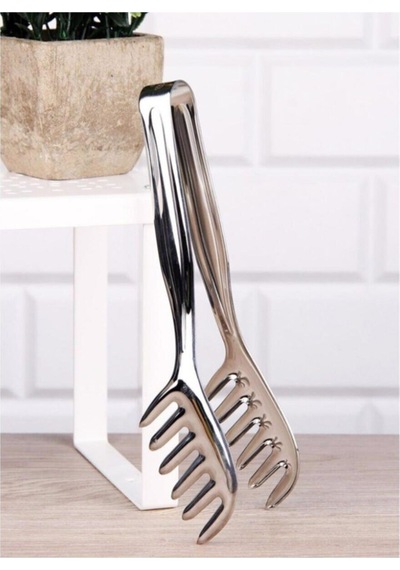 Makarna Servis Maşası 22 Cm Gri Belirtilmemiş