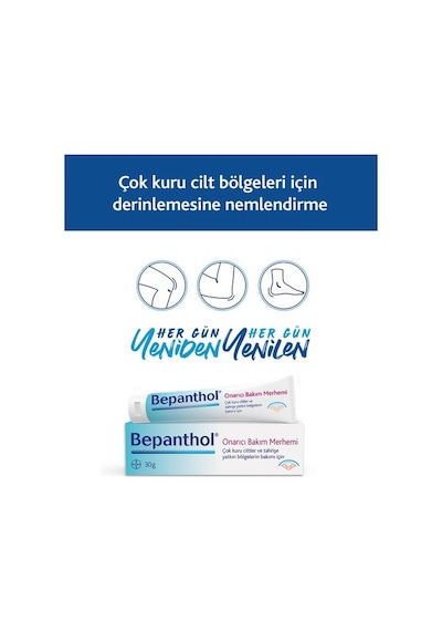 Bepanthol Onarıcı Bakım Merhemi 30gr l Çok Kuru Ciltler ve Tahrişe Yatkın Bölgeler İçin Bakım8699546370375