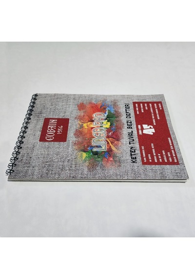 Cobain 1986 Linen Pad Keten Tuval Bezi Defteri 364gr Gessolu Akrilik Boyama Ve Yağlıboya A4