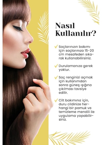 Papatya Suyu Saç Ve Yüz Toniği %100 Doğal - 200ml