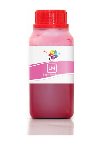 QC Epson Uyumlu Süblimasyon Mürekkep 250ml LM DS Light Magenta Açık Macenta