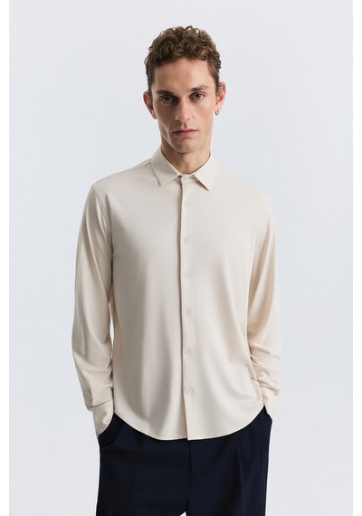 Antioch Comfort Slim Gömlek Bej