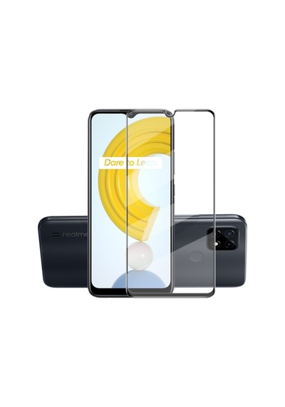 Realme C21 Için Nettech Ön Koruma Seramik Nano Ekran Koruyucu Siyah (502688003)