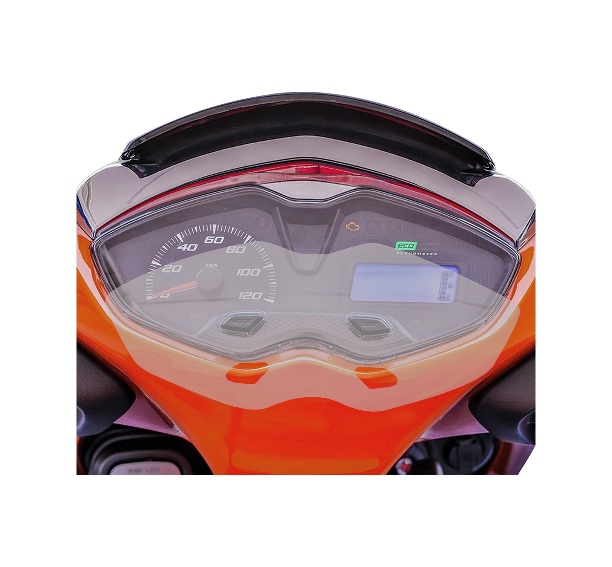 Gp Kompozit Tvs Jupiter 125 2024 Uyumlu Motosiklet Ekran Koruyucu Şeffaf