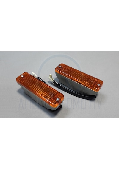 Volkswagen Golf Mk2 83-92 Ön Tampon Sinyal Seti Sag Sol Sari 349013635