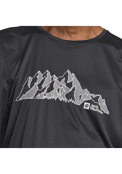 Jack Wolfskın Jack Wolfskin Peak Graphic T Erkek Tişört T0272 Çok Renkli